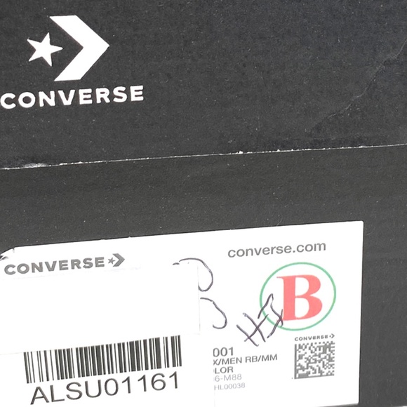 Converse Chuck Taylor High Top Red White Canvas Women's Size Sneakers 162056C - Picture 9 of 10